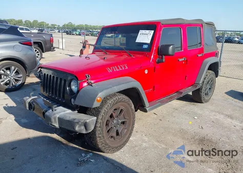 2017 Jeep Wrangler Unlimited Willy Wheeler 4X4 из США, поврежденный, VIN 1C4BJWDG9HL632523